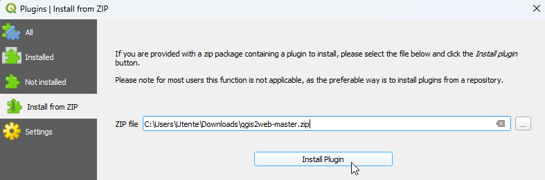 Install From Zip