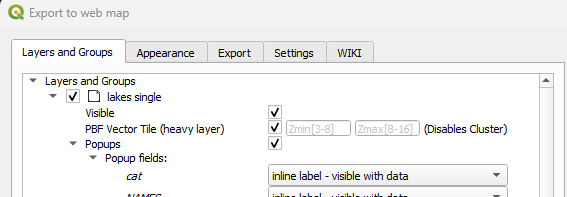 PBF Vector Tile Option